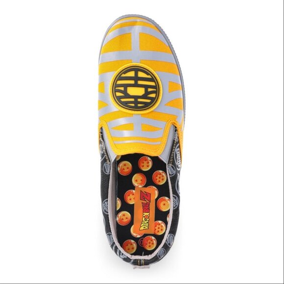 NWT Dragonball Z Men's Slip On Sneakers Shoes by GroundUp Orange Gray Black - Picture 5 of 9